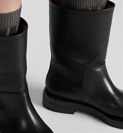 Dior Carlo Boot Black Smooth Calfskin